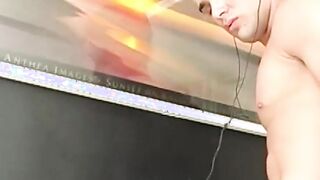 College dude Marcelo explores the depth of his ass hole