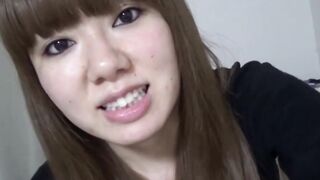 Japanese teeny filmed during solo pissing time