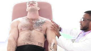 Horny doctor pleases his patient for himself