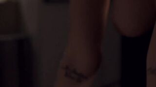 Euro MILF with black stockings and halters gets fucked hard