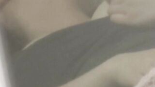 Voyeur video of young Japanese babe finger fucking herself