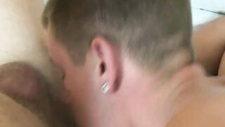 Raw cock addicted amateur Tyler Walker fucked raw after BJ