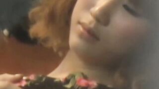 Beautiful Japanese lady fingering her tight pussy all alone