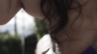 Two varsities fuck slut shemale ass on the court