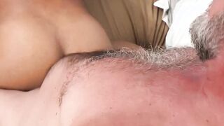 Young latino stepson blows dick and gets barebacked