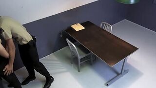 Young long haired thief raw fucked by two police officers