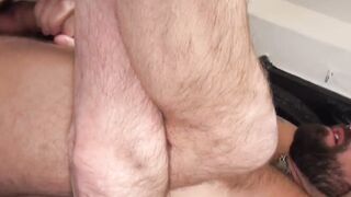 Bearded Reid Thrasher makes Jon Shield kneel for him