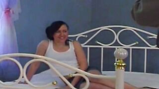Slim English stunner penetrated hard missionary style
