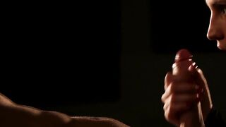 Lustful couple plays orally before slow erotic doggy style