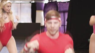 Ts Gracie fucks Quennie during their yoga session