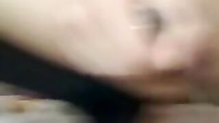 Busty Babe dildoes her wet pussy with a toy