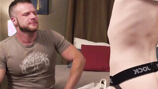 Naughty stepnephew bred by DILF uncle in taboo rawfuck