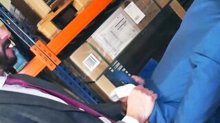 Just got my ass plowed in the warehouse during working hours