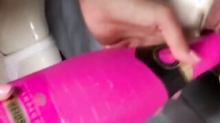 By Latex Domatrix Anna Mills juicy pussy gets whipped and drilled
