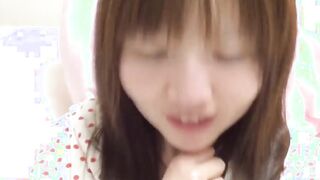 Kinky chick from Japan keeps track of how much she can pee
