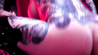 Intense anal fuck and wax play with horny Joanna Angel