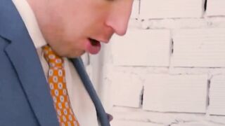 Badtothebone finance managers hammer ass after throat fucking