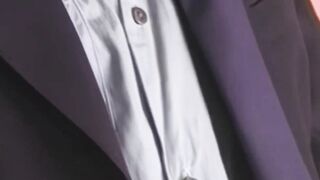 Train employee Eugen sneaks to jerk off his horny cock