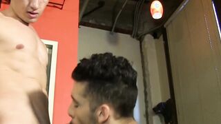 Cock sucking stud enjoys boyfriends dick and spunk