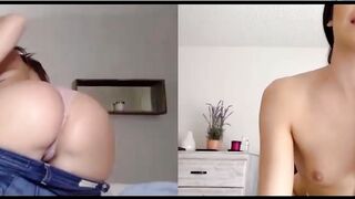 Sexy MILF Jaclyn Taylor webcam pussy play with stepdaughter
