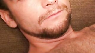 Cute young drifter jerking off to cum and get payed