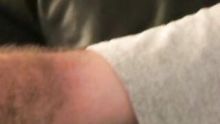 Cute young drifter jerking off to cum and get payed