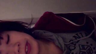 Adorable Japanese pissing on the floor and then cleaning up