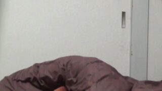 Busty Japanese lady twitches as she cums while secretly taped