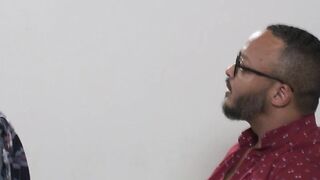 Ladyboy Stepdaughter ass pounded by black stepdad