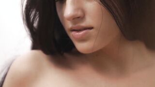 Sensually touching and teasing herself alone Sasha C