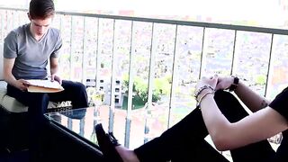 Dakota White exposes Nico Michaelsons twink ass in BDSM