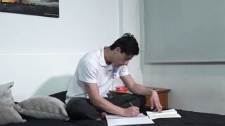 Kinky latino Ferdinand barebacked by young big cock