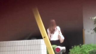 Japanese amateurs filmed peeing in public by voyeur