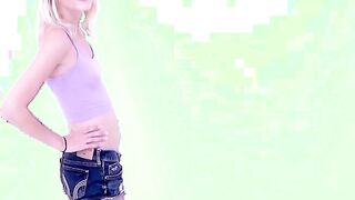 Kate gets big cock in tight teenie pussy