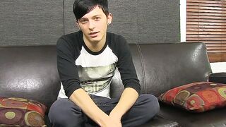 Gorgeous indirect access desperado strokes his dick and cumshots
