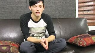 Gorgeous indirect access desperado strokes his dick and cumshots