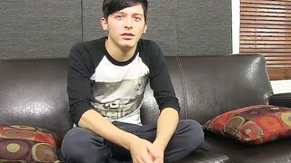 Gorgeous indirect access desperado strokes his dick and cumshots