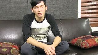 Gorgeous indirect access desperado strokes his dick and cumshots