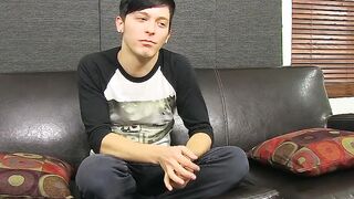Gorgeous indirect access desperado strokes his dick and cumshots