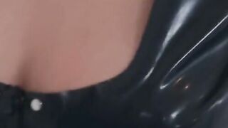 The intense threeway FFM pounding that Latex Doma targets is the anal