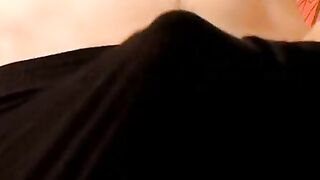 Skinny gay amateur jacks off his cock and cums in his undies
