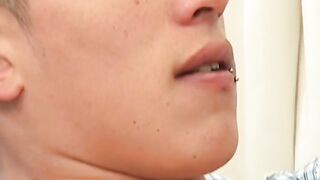 Skinny latino barebacked roughly after sucking big cock
