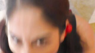 Small tits UK babe suck senior dick before masturbating