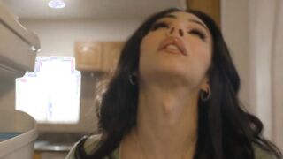 Horny MILF analed by stepsons TS girlfriend