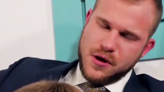 Hung barkeep fucking tasteful youthful money manager