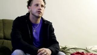 Hot Jerzee gets naughty with Joes fat dick in his mouth