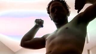 Hot Jerzee gets naughty with Joes fat dick in his mouth