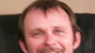 Real mature amateur tugging off until he empties his balls