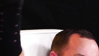 Gay foot fetish and bareback riding by jock Alex Hawk