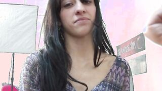Fucking Long legged Latina amateur on casting